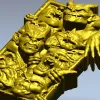Панно "Ликование демонов" - 3D модель STL для ЧПУ