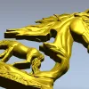 Грациозный конь - 3D модель STL для ЧПУ