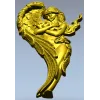 Angel holding baby - high-relief STL for CNC