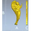 Angel holding baby - high-relief STL for CNC