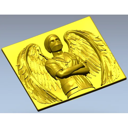 Guardian Medic Angel - STL 3D Relief for CNC