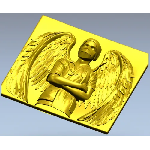 Guardian Medic Angel - STL 3D Relief for CNC