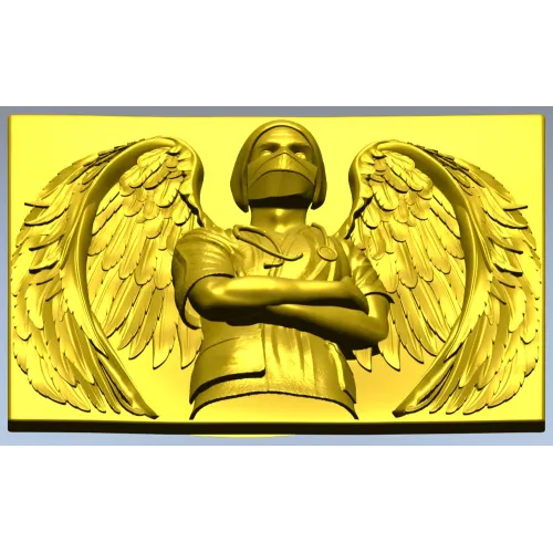 Guardian Medic Angel - STL 3D Relief for CNC