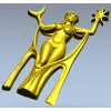 Богиня Света и Луны - 3D модель STL для ЧПУ