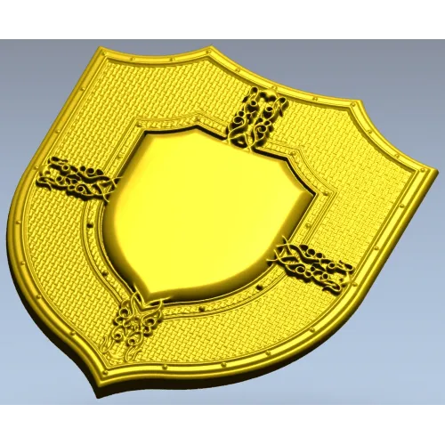 Геральдический декоративный щит - 3D модель STL для ЧПУ