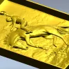 STL модель панно "Ковбой и лошадь" - 3D модель для ЧПУ