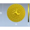 Celtic Tree of Life round medallion STL for CNC