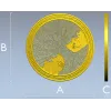 Древо жизни - круглый рельеф для ЧПУ в формате STL
