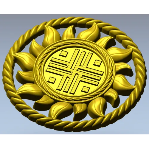 Солнечный оберег - 3D модель STL для фрезеровки
