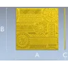 Этническая панель "Солнечные медальоны" - 3D модель STL для ЧПУ