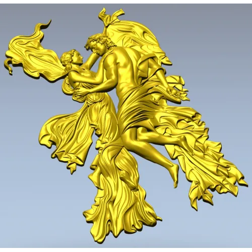 Влюблённая пара - 3D модель STL для фрезерной резьбы