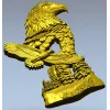 STL модель Орел-страж - рельеф для ЧПУ, 3D модель stl