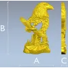 STL модель Орел-страж - рельеф для ЧПУ, 3D модель stl