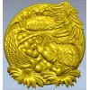 Ёжик в корзинке - 3D модель STL для ЧПУ, рельефный декоративный панно