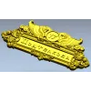 Ornate Heraldic Address Plaque - STL 3D Model for CNC Milling