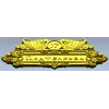 Ornate Heraldic Address Plaque - STL 3D Model for CNC Milling