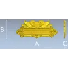 Ornate Heraldic Address Plaque - STL 3D Model for CNC Milling