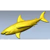 Белая акула - 3D модель STL для ЧПУ