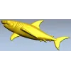 Белая акула - 3D модель STL для ЧПУ