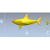 Белая акула - 3D модель STL для ЧПУ