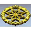 Солнечный Алатырь - круглая розетка STL для ЧПУ
