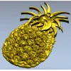Pineapple Blossom Relief - STL 3D model for CNC milling