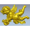 Ангел с лирой - 3D модель STL для ЧПУ