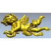 Ангел с лирой - 3D модель STL для ЧПУ