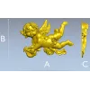 Ангел с лирой - 3D модель STL для ЧПУ