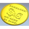 Медаль "Внимание - мы бдим за вами!" в формате STL для ЧПУ