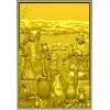 Рельефная 3D модель STL "Рынок у реки" - панно для ЧПУ
