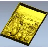 Рельефная 3D модель STL "Рынок у реки" - панно для ЧПУ