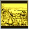 Рельефная 3D модель STL "Рынок у реки" - панно для ЧПУ
