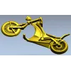 3D модель чоппера в формате STL для ЧПУ