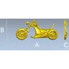 3D модель чоппера в формате STL для ЧПУ