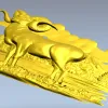 Mountain Ram relief STL for CNC milling