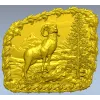 Панно-рельеф "Властелин гор" - 3D модель STL для ЧПУ
