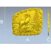Панно-рельеф "Властелин гор" - 3D модель STL для ЧПУ