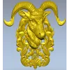 Ram Head High-Relief STL Model for CNC