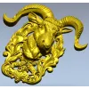 Ram Head High-Relief STL Model for CNC