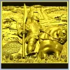 Batyr relief panel STL for CNC carving