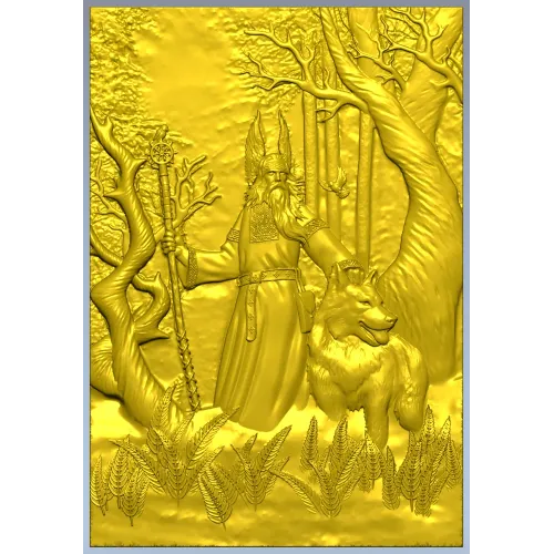 Belbog Relief Panel - high-relief STL 3D model for CNC