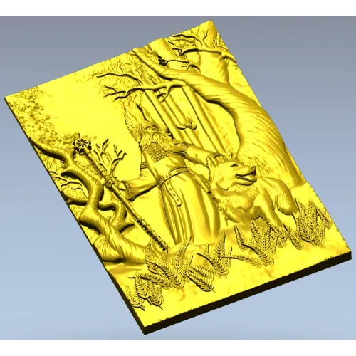 Belbog Relief Panel - high-relief STL 3D model for CNC
