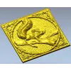 Панно "Белка в обрамлении" - stl модель для ЧПУ