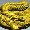 Squirrel Medallion STL - high-relief 3D model for CNC