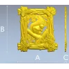 Белка в лесной раме - 3D модель STL для ЧПУ