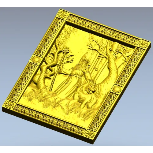 Belobog forest relief - STL 3D model for CNC carving