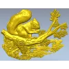 Лесная белочка - 3D модель в формате STL для ЧПУ