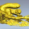 Лесная белочка - 3D модель в формате STL для ЧПУ