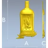 3D модель "Белочка в рамке" - STL для ЧПУ